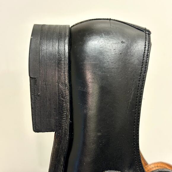 VERY GOOD J. M. Weston Simple Buckle Derby Single Monk Black Calf UK 6 / US 7 - Picture 13 of 13